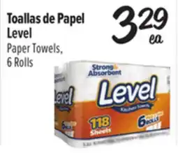 El Super Level Paper Towels offer