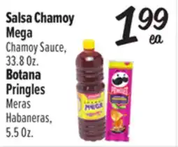 El Super Salsa Chamoy Mega, Botana Pringles Meras Habaneras offer