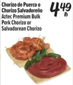 El Super Aztec Premium Bulk Pork Chorizo or Salvadorean Chorizo offer