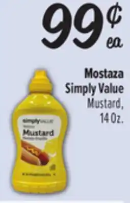 El Super Mostaza Simply Value Mustard offer