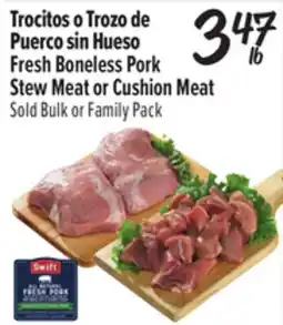 El Super Fresh Boneless Pork Stew Meat or Cushion Meat offer