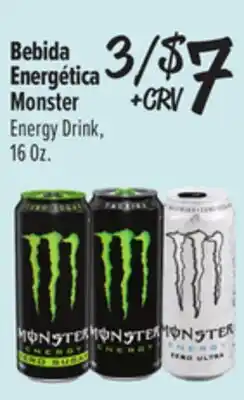El Super Monster Energy Drink offer