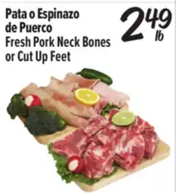 El Super Fresh Pork Neck Bones or Cut Up Feet offer