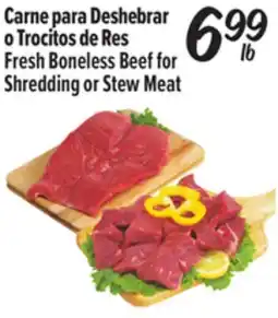El Super Fresh Boneless Beef for Shredding or Stew Meat offer