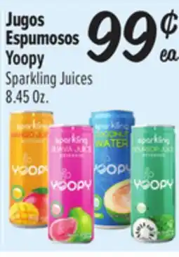 El Super Yoopy Sparkling Juices offer
