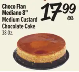 El Super Choco Flan Mediano 8 Medium Custard Chocolate Cake offer