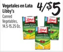 El Super Libby's Canned Vegetables offer