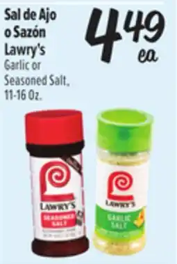 El Super Lawry's Garlic or Seasoned Salt offer