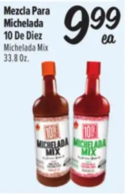 El Super Mezcla Para Michelada 10 De Diez offer