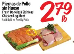 El Super Fresh Fresh Boneless Skinless Chicken Leg Meat offer