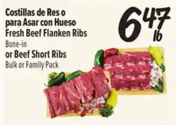 El Super Fresh Fresh Beef Flanken Ribs Bone-in or Beef Short Ribs offer