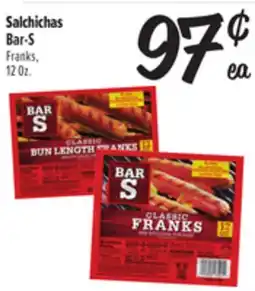 El Super Fresh Bar-S Franks offer
