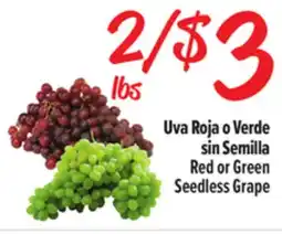 El Super Fresh Red or Green Seedless Grape offer