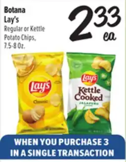 El Super Fresh Lay's Regular or Kettle Potato Chips offer
