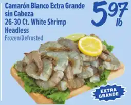 El Super Fresh 26-30 Ct. White Shrimp Headless offer