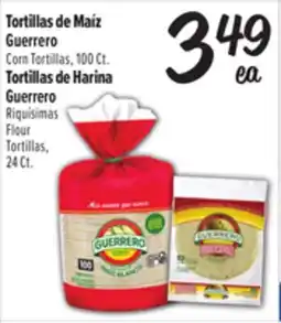 El Super Fresh Guerrero Corn Tortillas, 100Ct. Guerrero Flour Tortillas 24 Ct offer