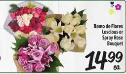 El Super Fresh Luscious or Spray Rose Bouquet offer