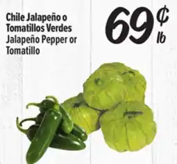 El Super Fresh Jalapeño Pepper or Tomatillo offer