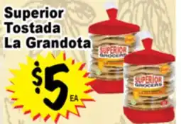 Superior Grocers Superior Tostada La Grandota offer