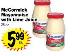 Superior Grocers McCormick Mayonnaise with Lime Juice offer