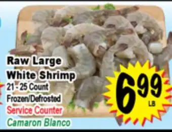 Superior Grocers Raw Large White Shrimp offer