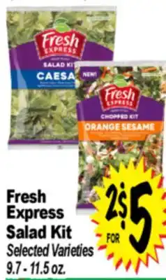 Superior Grocers Fresh Express Salad Kit offer