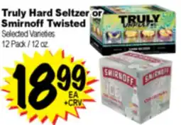 Superior Grocers Truly Hard Seltzer or Smirnoff Twisted offer