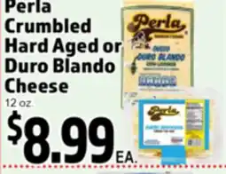 Superior Grocers Perla Crumbled Hard Aged or Duro Blando Cheese offer