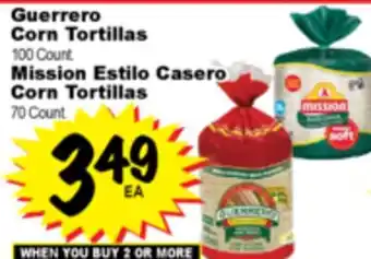 Superior Grocers Guerrero Corn Tortillas offer
