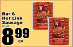 Superior Grocers Bar S Hot Link Sausage offer