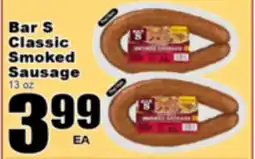 Superior Grocers Bar S Classic Smoked Sausage offer