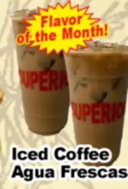 Superior Grocers Iced Coffee Agua Frescas offer