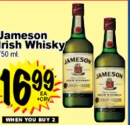 Superior Grocers Jameson Irish Whisky offer