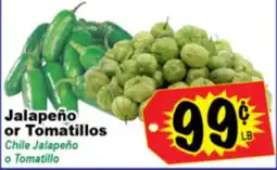 Superior Grocers Jalapeño or Tomatillos offer