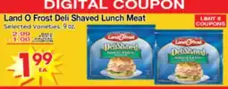 Superior Grocers Land O Frost Deli Shaved Lunch Meat offer