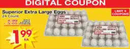 Superior Grocers Superior Extra Large Eggs offer