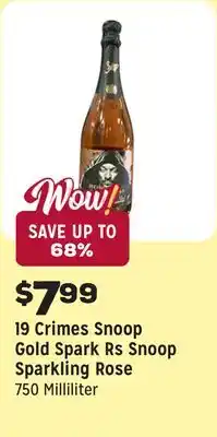 Grocery Outlet Snoop Sparkling Rose offer