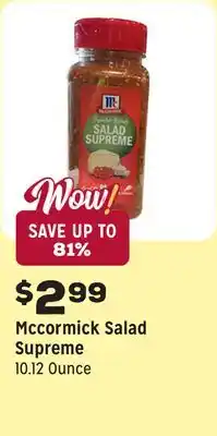 Grocery Outlet Salad Supreme offer