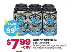 Grocery Outlet Worthy Dreamboat IPA offer