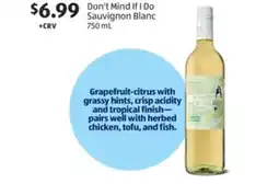 Aldi Don't Mind If I Do Sauvignon Blanc offer