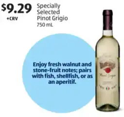 Aldi Specially Selected Pinot Grigio offer