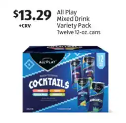 Aldi All Play Mixed Drink Variety Pack offer