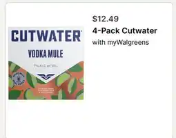 Walgreens 4-Pack Cutwater offer