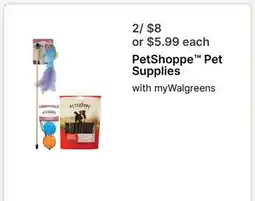 Walgreens PetShoppe Pet Supplies offer