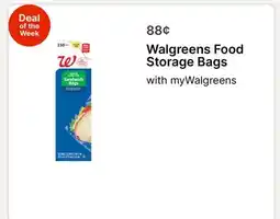 Walgreens Walgreens Food Storage Bags offer