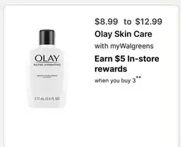 Walgreens Olay Skin Care offer