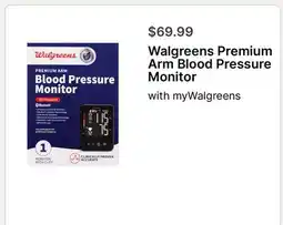 Walgreens Walgreens Premium Arm Blood Pressure Monitor offer