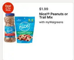 Walgreens Nice! Peanuts or Trail Mix offer