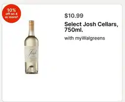 Walgreens Select Josh Cellars offer
