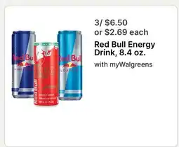 Walgreens Red Bull Energy Drink offer